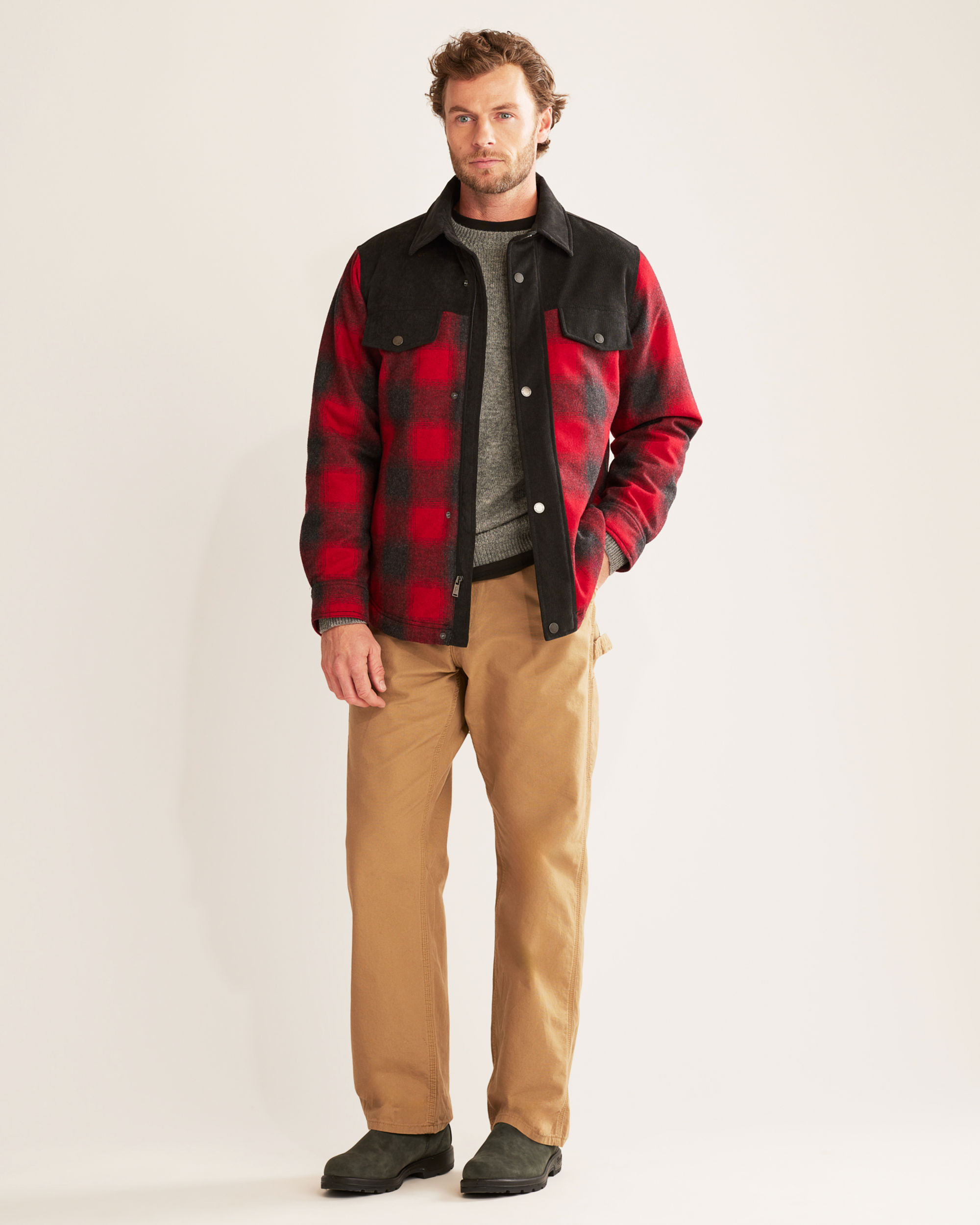 Stay Warm Stylish in the Men s Timberline Shirt Jacket Pendleton