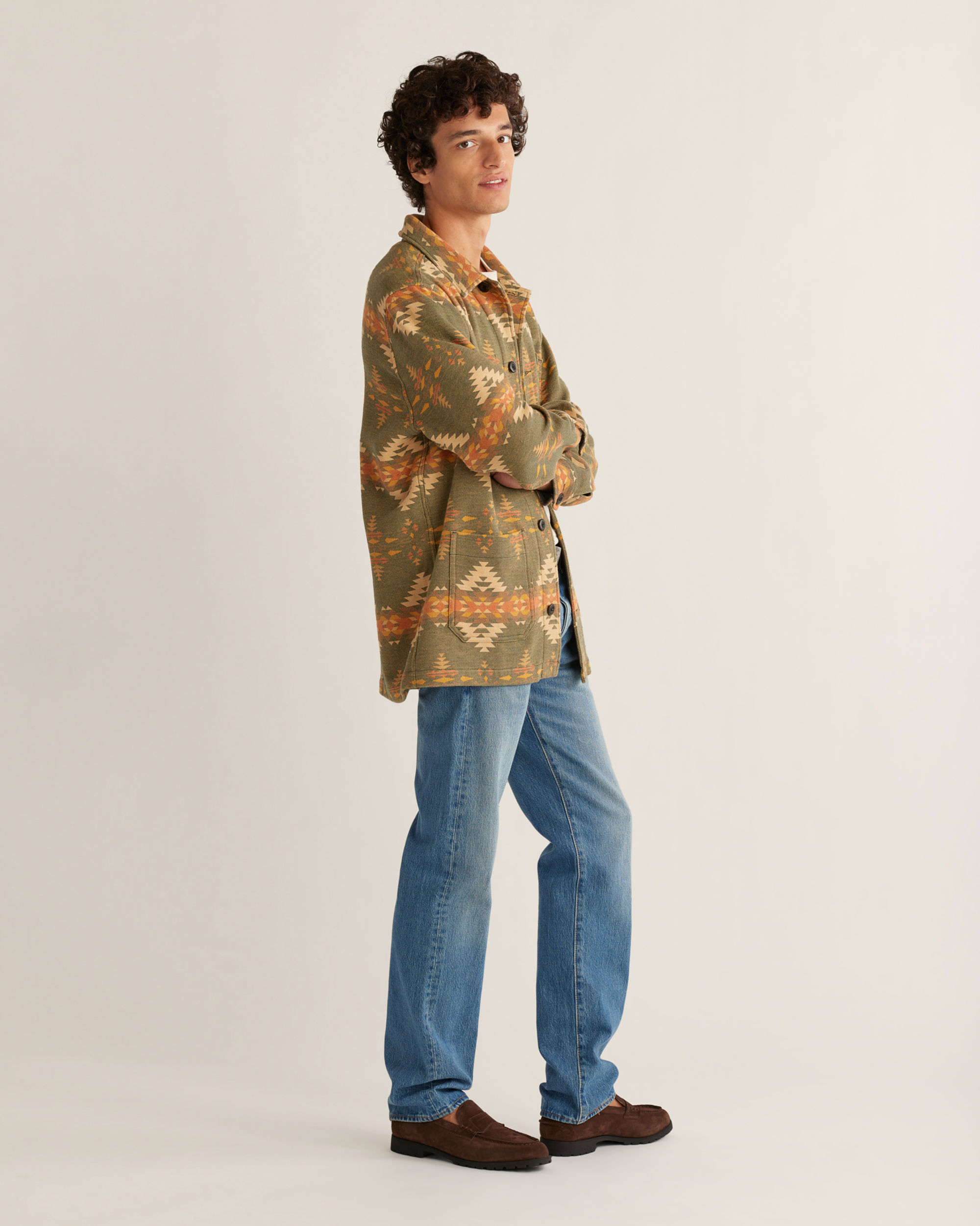 Cotton overshirt deals mens