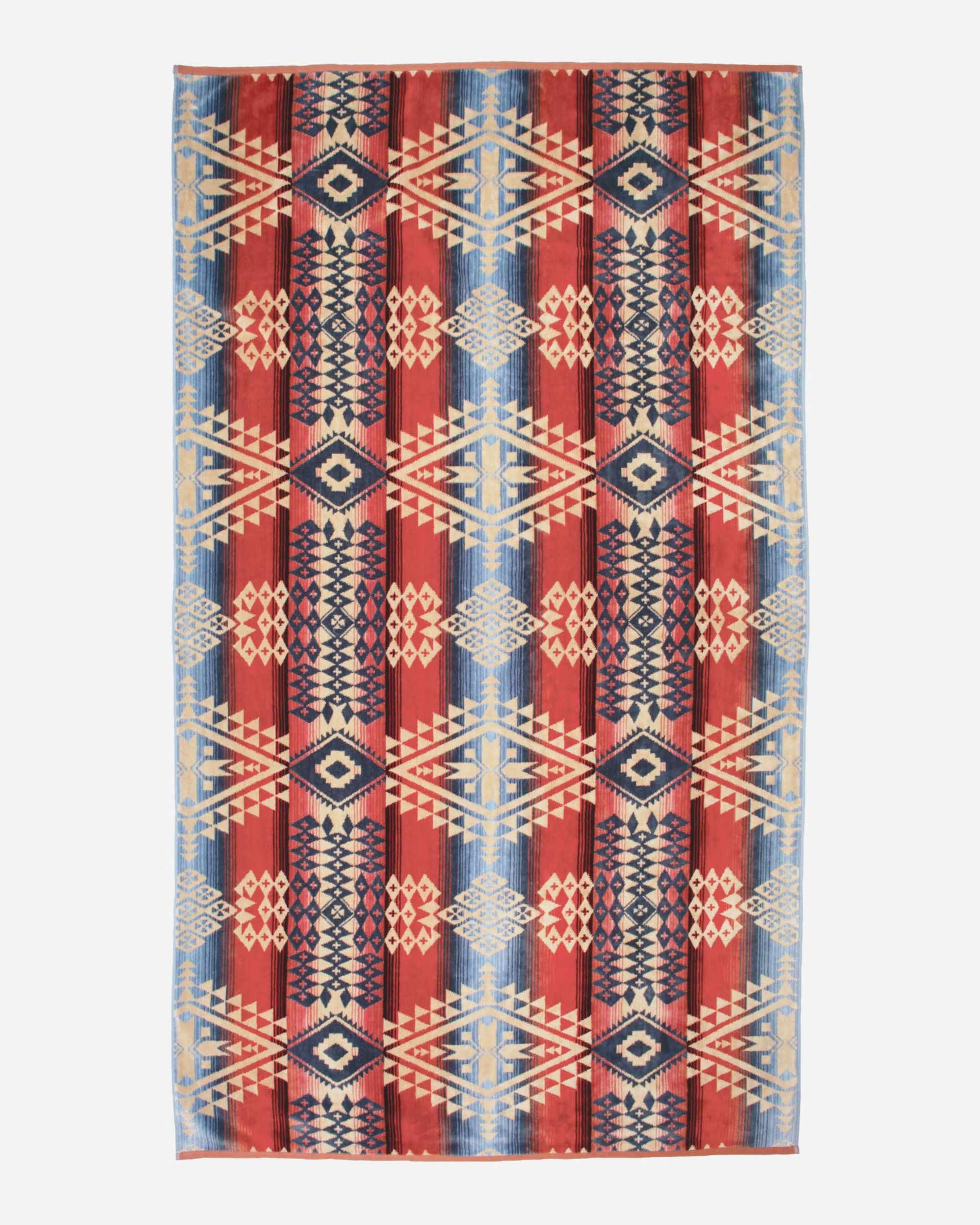 Pendleton Oversized Jacquard Spa Towel | Rock Point Ivory