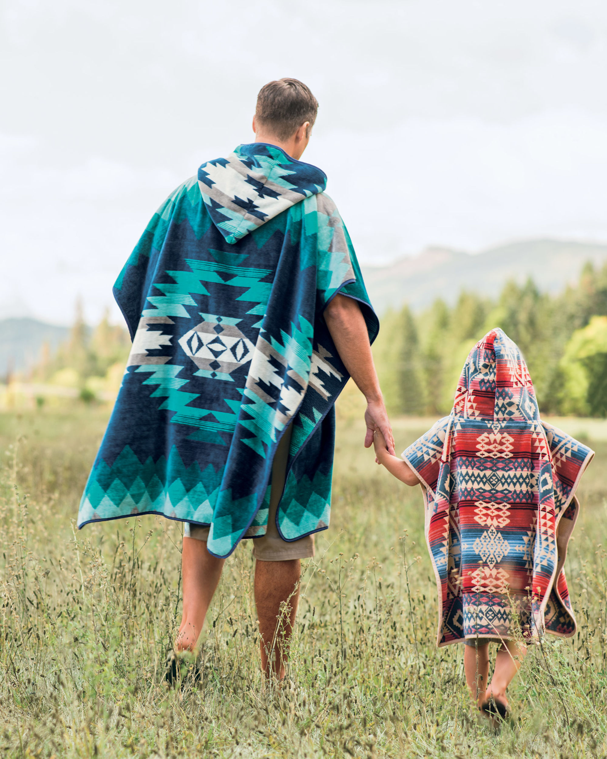 Pendleton - Canyonlands Hooded Kids Towel - Desert Sky