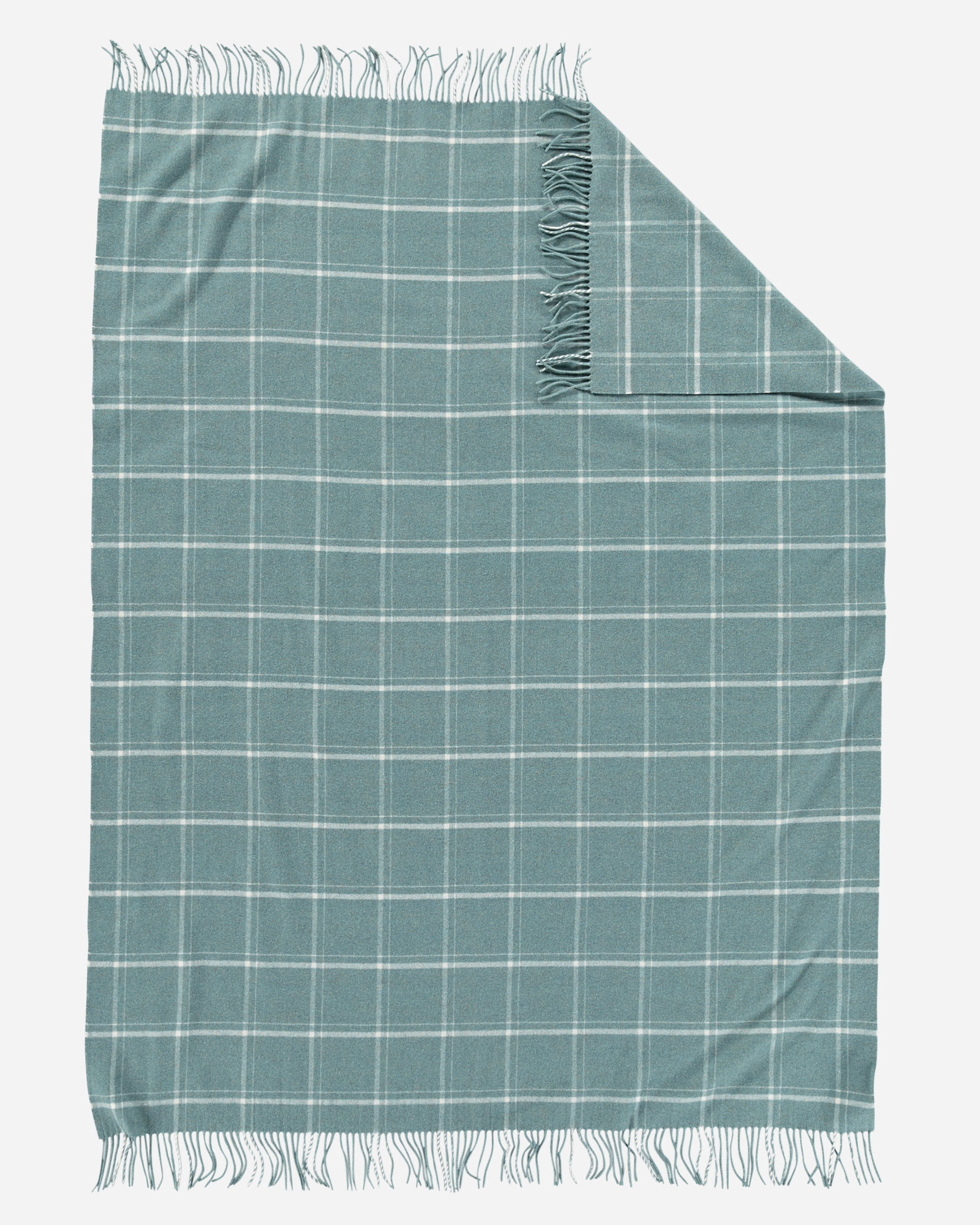 5TH AVENUE WINDOWPANE MERINO THROW Pendleton