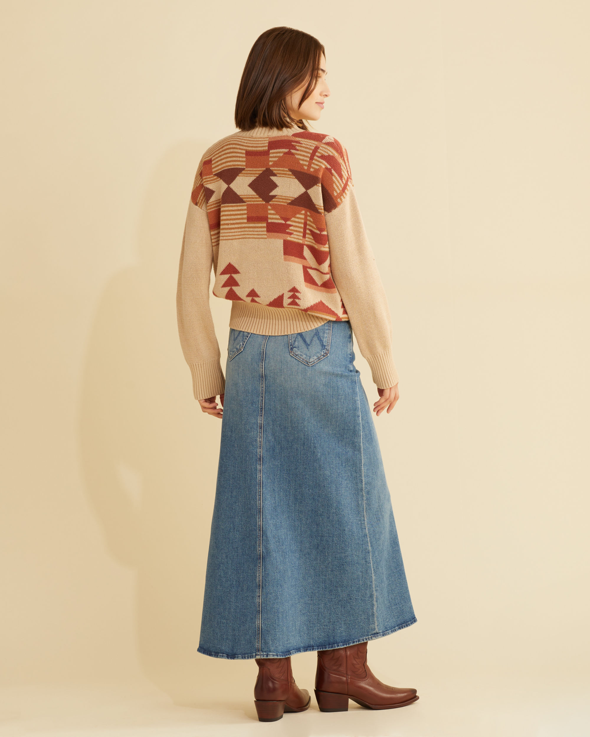 Women's Desert Dawn Mockneck Sweater | Pendleton