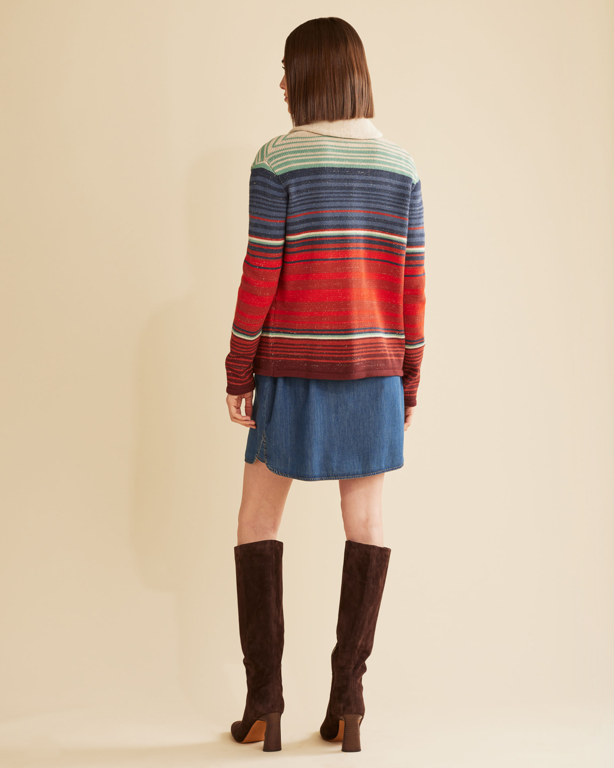 Women's Camp Cardigan: Lone Pine Cotton | Pendleton