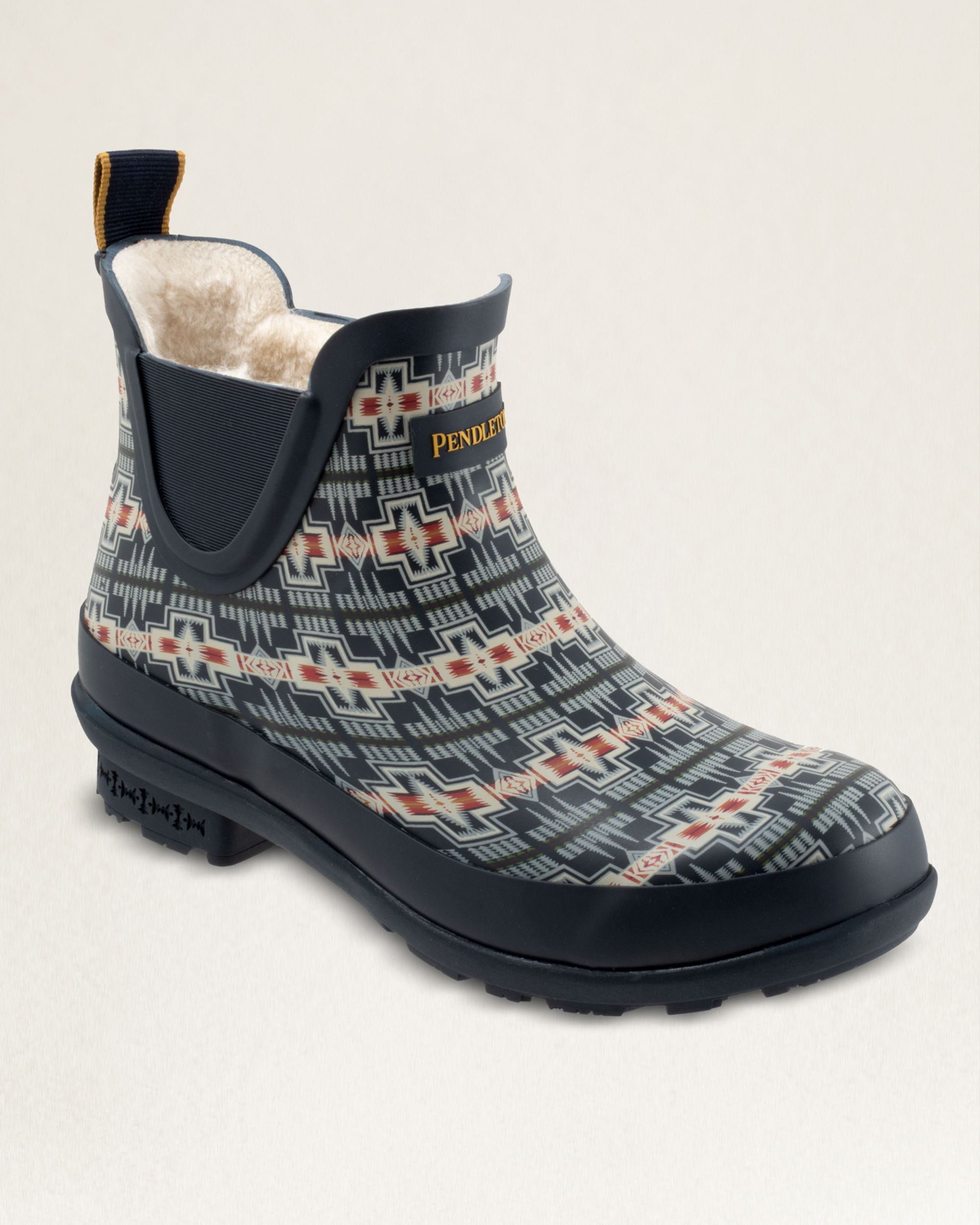 Shop Stylish Chelsea Rain Boots with Faux Fur Pendleton