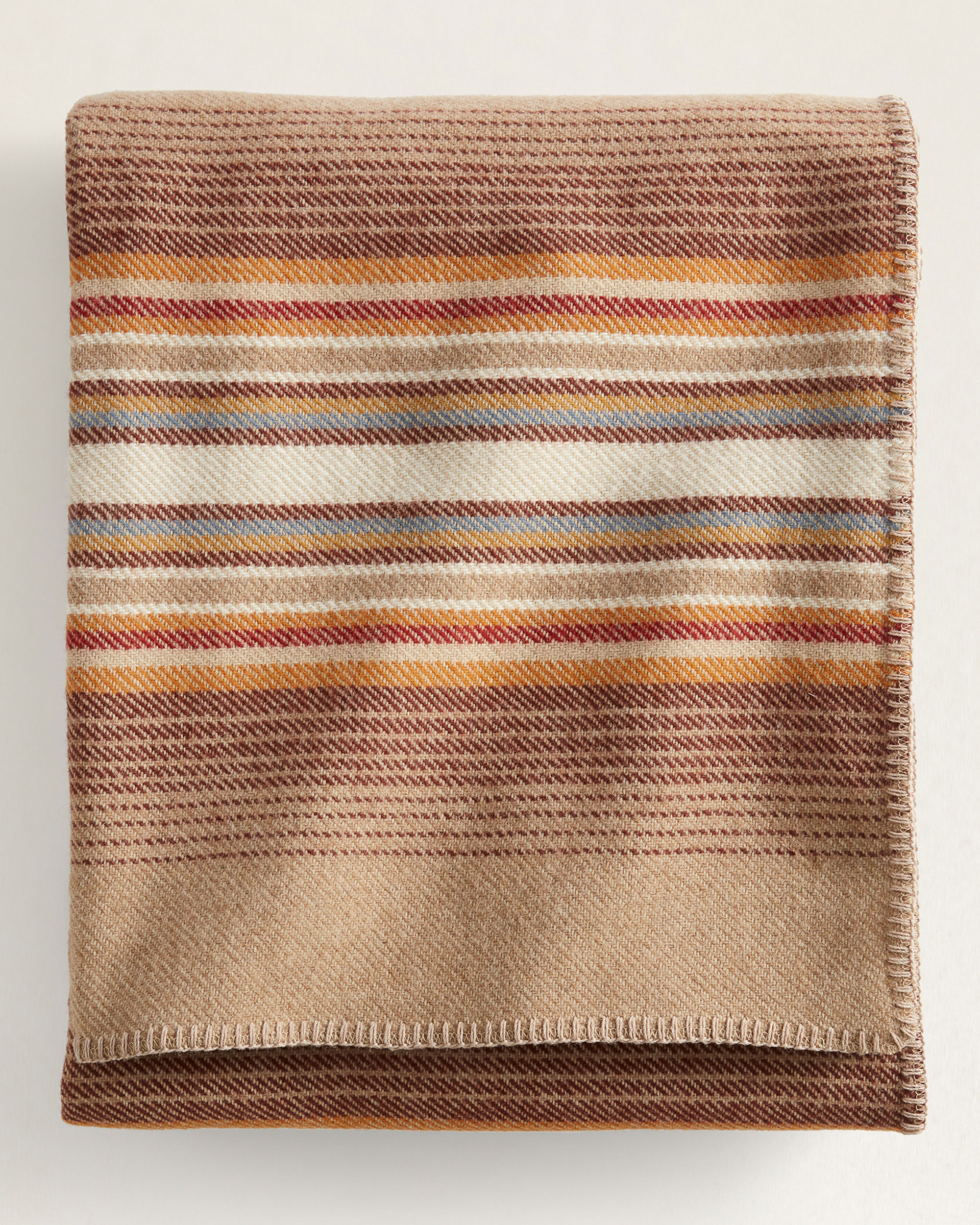 Shop EcoWise Wool Plaid/Stripe Blanket Pendleton Woolen Mills