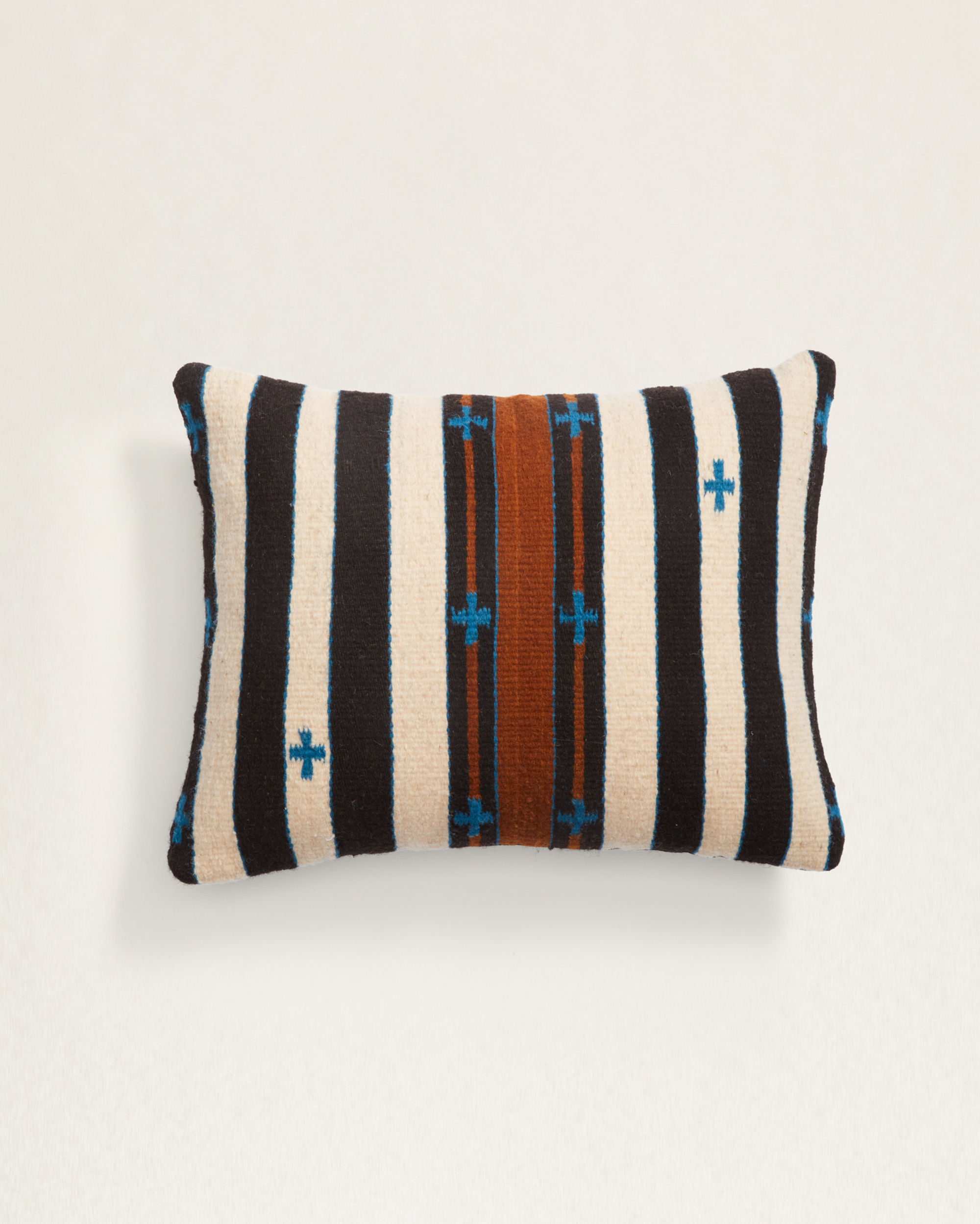 Cozy Rustic Feel with Turquoise Crosses Pillow Pendleton Woolen Mills