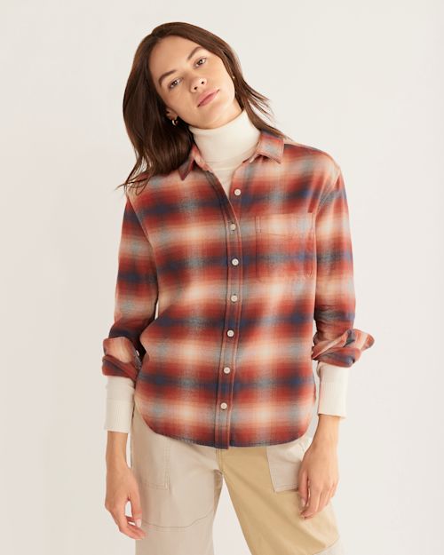 Women's Flannel & Plaid Shirts