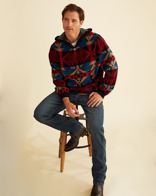 Wrangler X Men's Sweater-Knit Merino Hoodie | Pendleton
