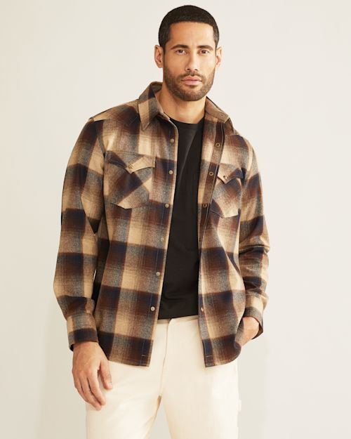 MEN'S PLAID SNAP-FRONT WESTERN CANYON SHIRT | Pendleton