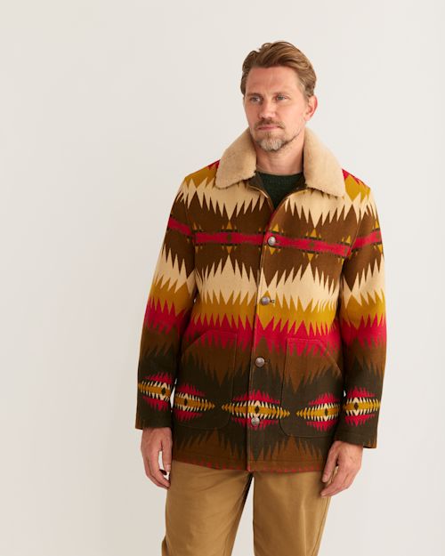 MEN'S BROWNSVILLE SHEARLINGCOLLAR WOOL COAT Pendleton